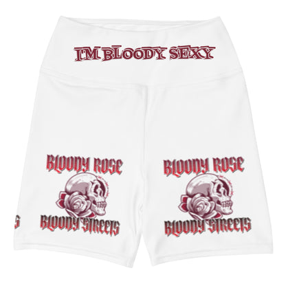 Bloody Rose Platin - Shorts WHITE - BLOODY-STREETS.DE Streetwear Herren und Damen Hoodies, T-Shirts, Pullis