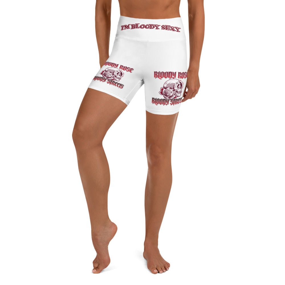 Bloody Rose Platin - Shorts WHITE - BLOODY-STREETS.DE Streetwear Herren und Damen Hoodies, T-Shirts, Pullis