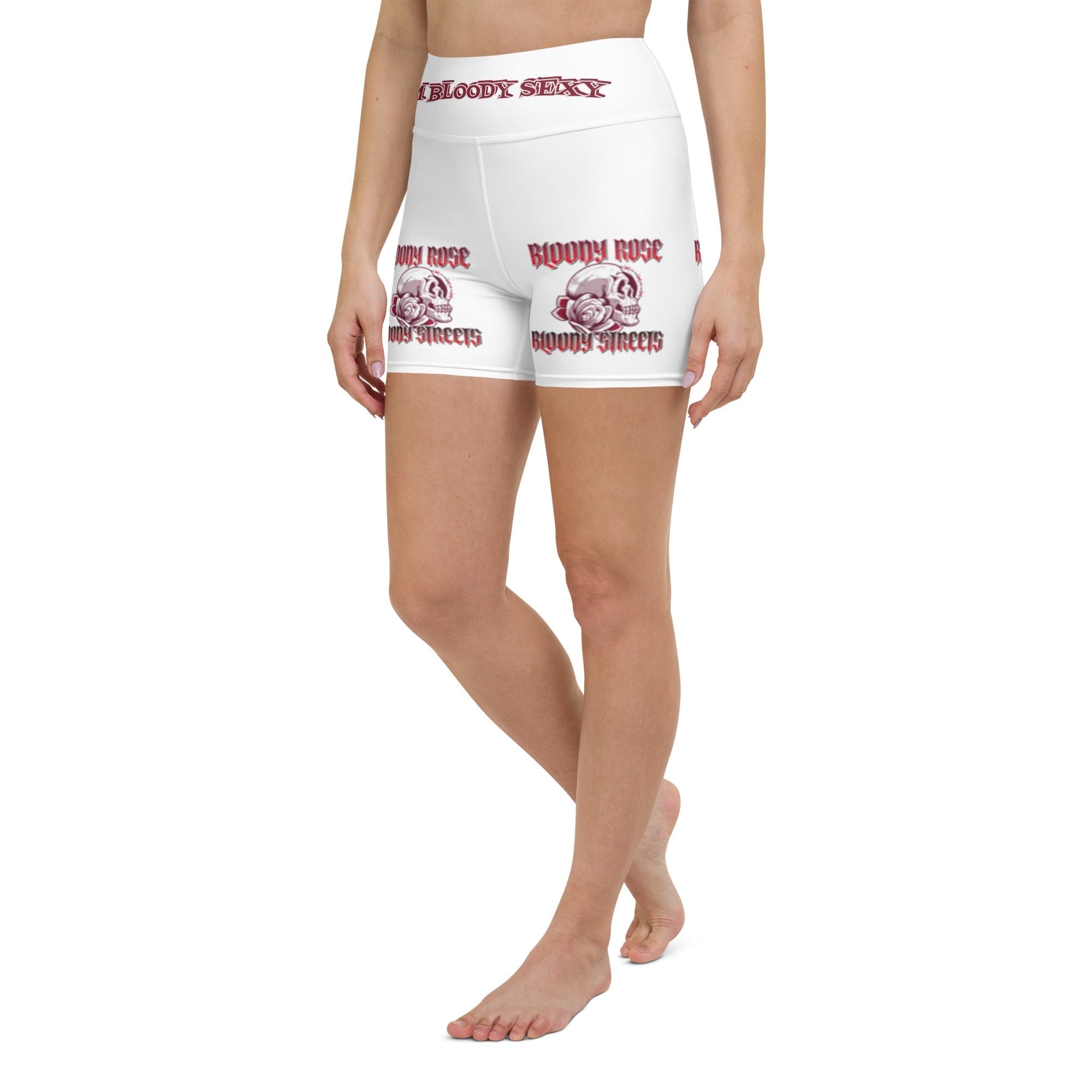 Bloody Rose Platin - Shorts WHITE - BLOODY-STREETS.DE Streetwear Herren und Damen Hoodies, T-Shirts, Pullis