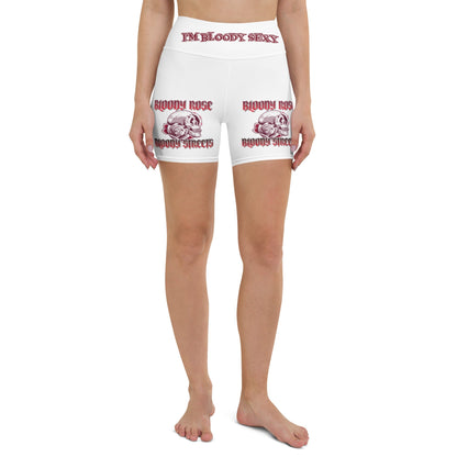 Bloody Rose Platin - Shorts WHITE - BLOODY-STREETS.DE Streetwear Herren und Damen Hoodies, T-Shirts, Pullis